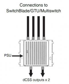 Diagram of dCSS adapter