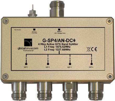 GPS 4 way active splitter