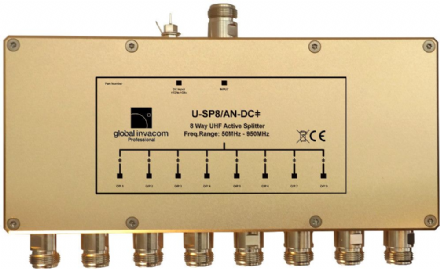UHF 8 Way Active Splitter