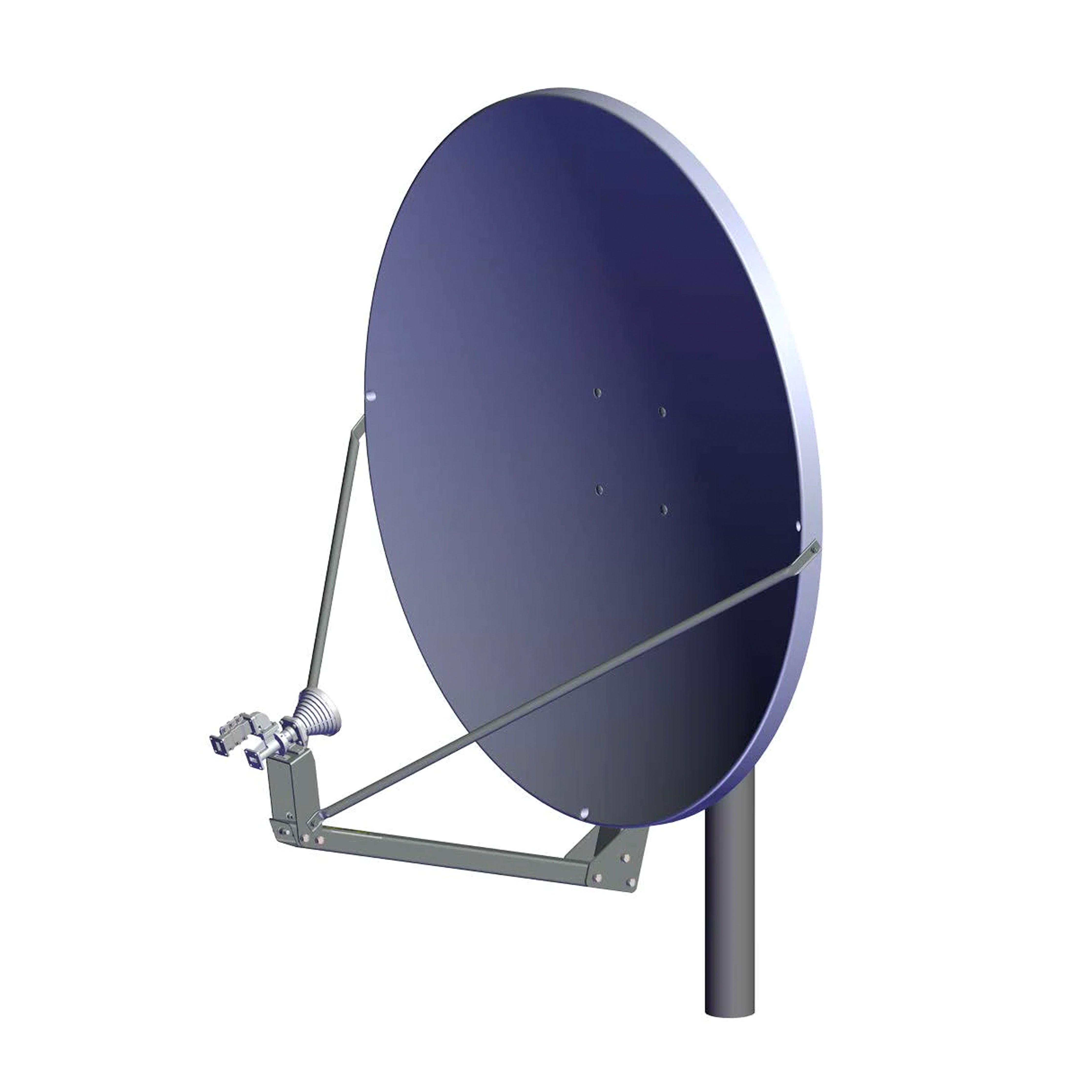 1.2m Ku Band Receiver Transmitter (Rx/Tx) High Wind Antenna System