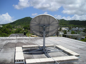 Antenna on an installed NPRM mount - back