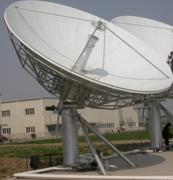 Earth Station Antenna with motorization