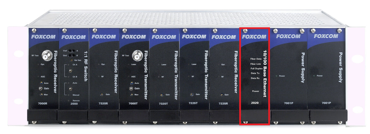 10/100 Base Ethernet Module in chassis