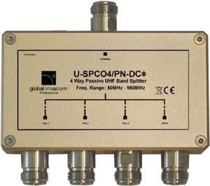 UHF 4 Way Passive Splitter/Combiner