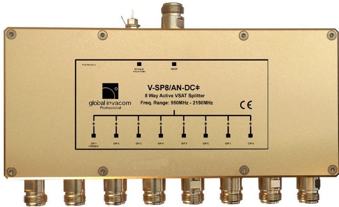 VSAT 8 Way Active Splitter